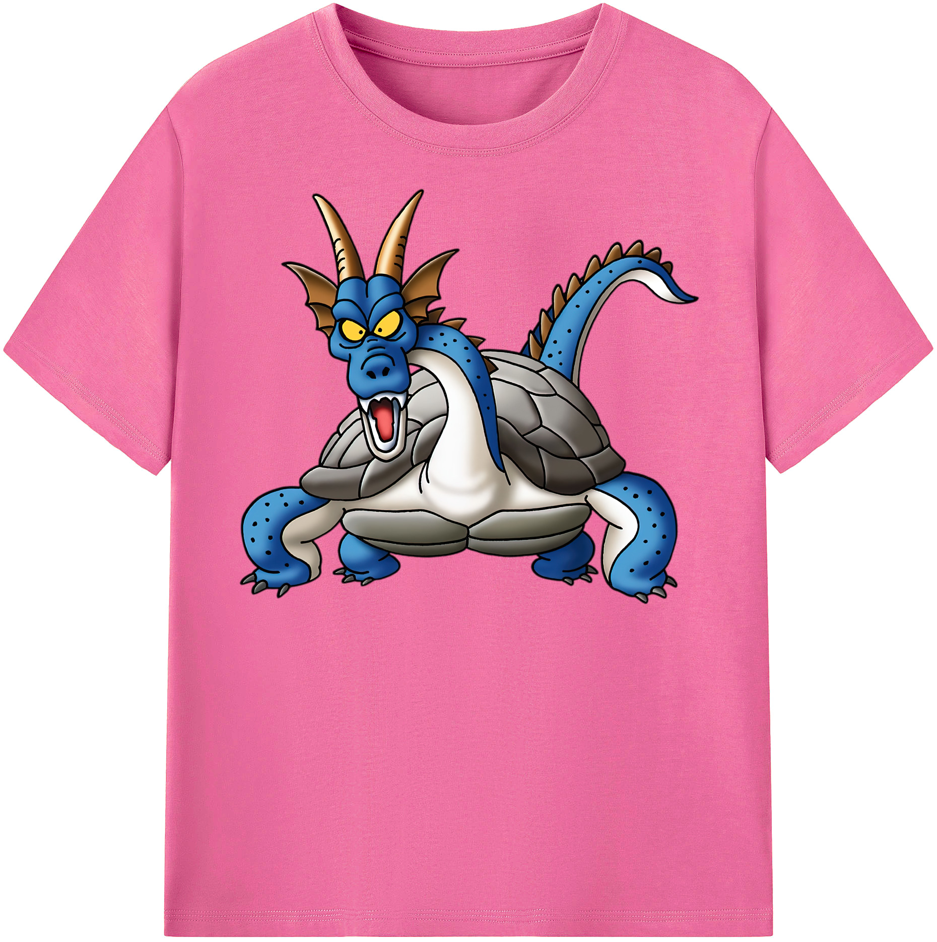 （画像用） ドラゴンクエスト Doragon Kuesuto Dragon Quest レディースカジュアルプリントTシャツ（綿100％）